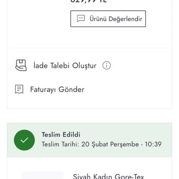 Fiyat Farkı İadesi Talebi