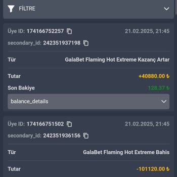 Galabet'te Yetkisiz İşlemler Ve Çekim Sorunu