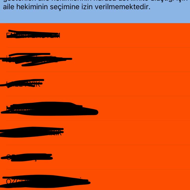 Aile Hekimi Kayıt Sorunu