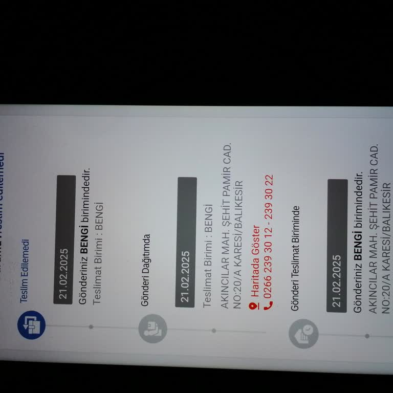 Kaba Davranış Ve Yanıltıcı Teslimat Bilgisi İle Müşteri Mağduriyeti