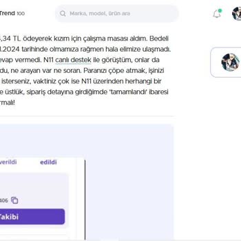 Teslim Edilmemiş Ürün Ve İade Edilmeyen Para Sorunu