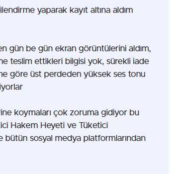 Teslim Edilmemiş Ürün Ve İade Edilmeyen Para Sorunu