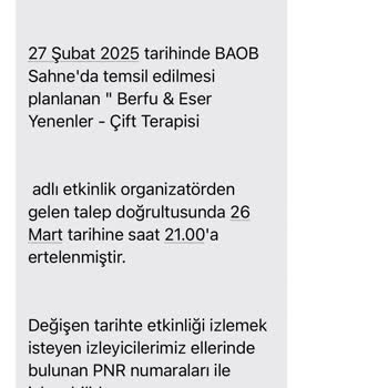 Ertelenen Etkinlik Ve İade Edilmeyen İndirim Kuponları