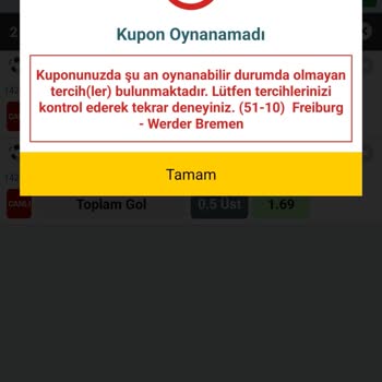 Nesine.com'da Kupon Yapma Sorunu