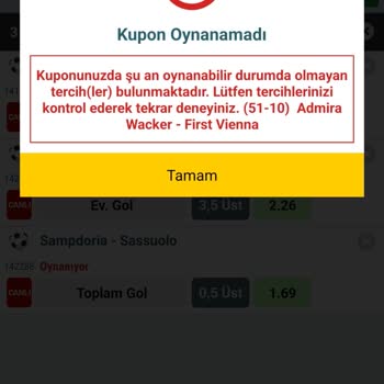 Nesine.com'da Kupon Yapma Sorunu