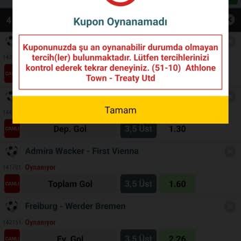 Nesine.com'da Kupon Yapma Sorunu