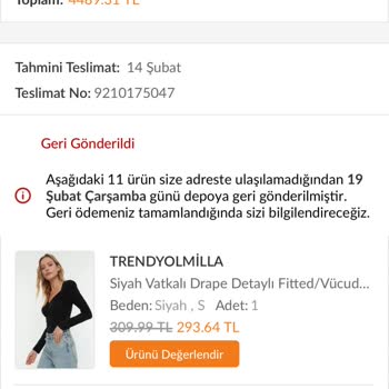 Trendyol Siparişimde Eksik Ve Hasarlı Ürünler