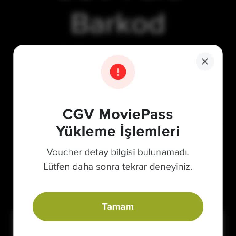 Cineverse'de CGV Moviepass Kodu Sorunu