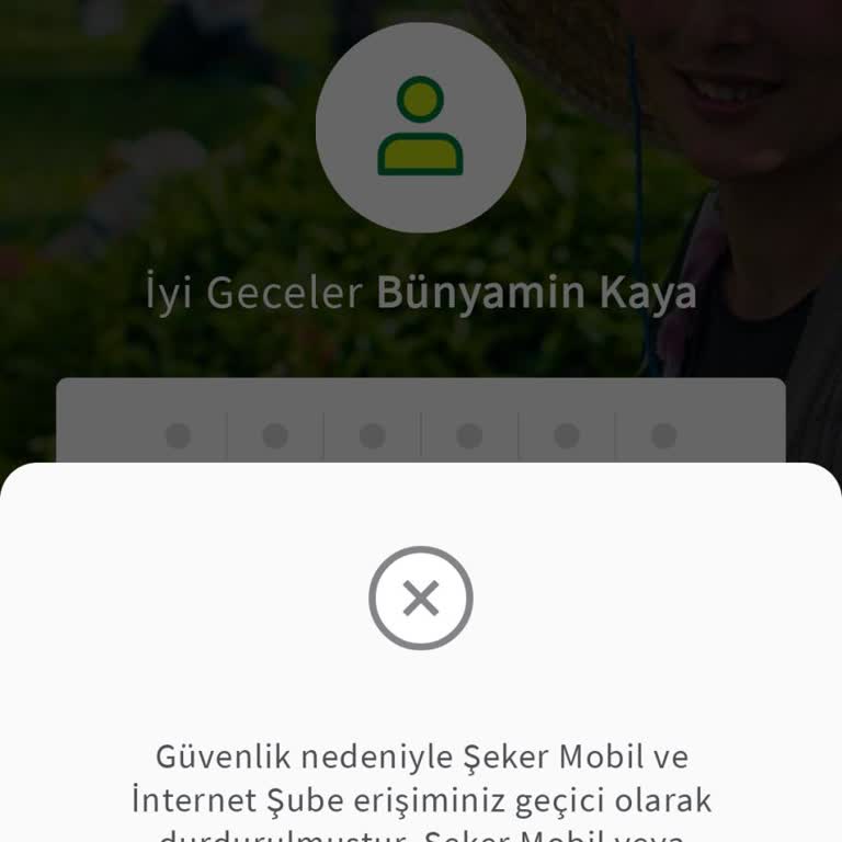 Şeker Mobil Erişim Sorunu Ve Güvenlik Engeli