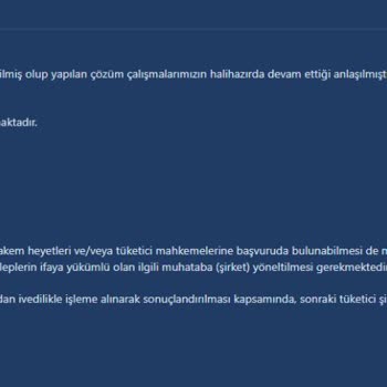İnternet Başvurumun İlerlememesi Ve Yetersiz Hizmet