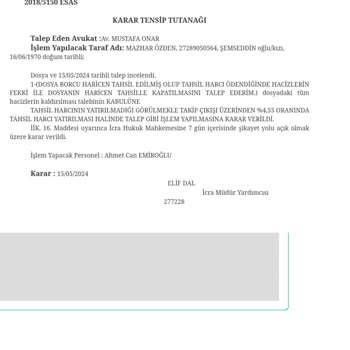 Akbank Şirinyer Şubesi'nde Yasal Olmayan Tutum