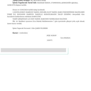 Akbank Şirinyer Şubesi'nde Yasal Olmayan Tutum