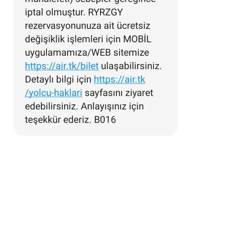 Bilet İptalinde Haksız Kesinti