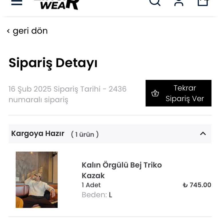 Zincirwear'dan İlk Alışverişte Hayal Kırıklığı