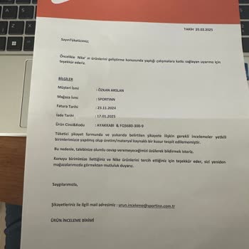 Nike Ayakkabıda 3 Ayda Ciddi Deformasyon Ve Müşteri Hizmetleriyle Sorun