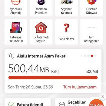 Vodafone Aşım Sorunu Ve İade Talebi