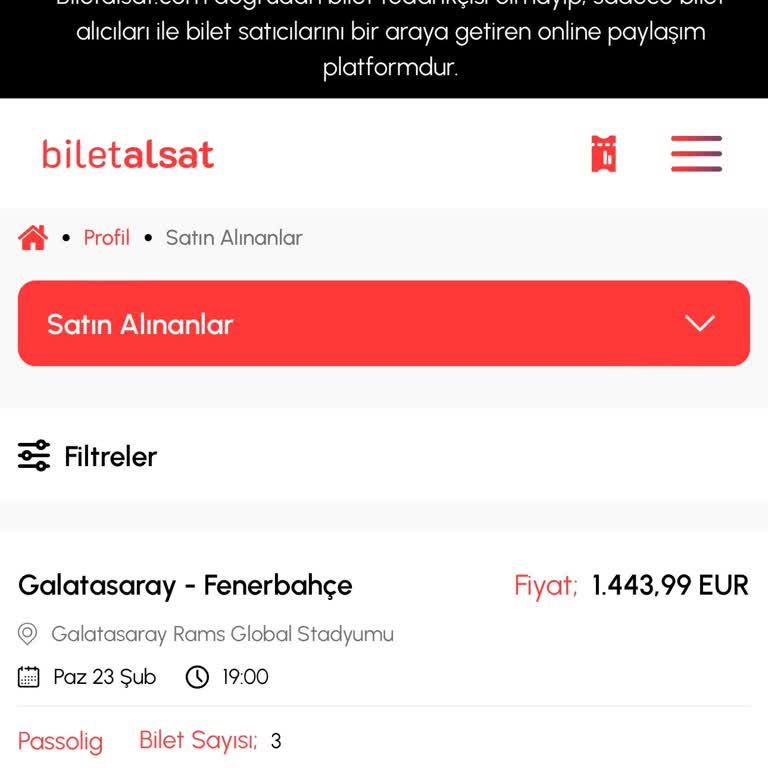 Galatasaray-Fenerbahçe Maç Biletleri Hala Gelmedi