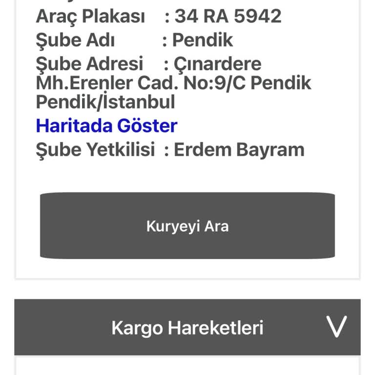 Kargo Firmasının İletişim Ve Teslimat Sorunları