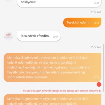 Trendyol Ve Satıcıdan Aldatıcı Teslimat Deneyimi
