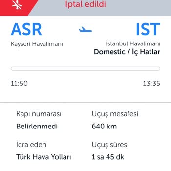 THY'nin Uçuş İptalleri Ve Müşteri Hizmetleri Sorunu