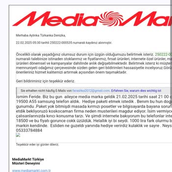 Fiyat Farkı Ve Hediye Paketi Sorunu