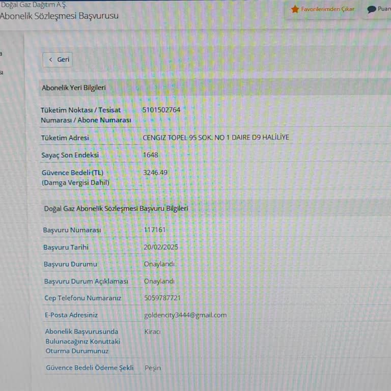 Aksa Doğalgaz Sözleşme Sonrası Hizmet Eksikliği