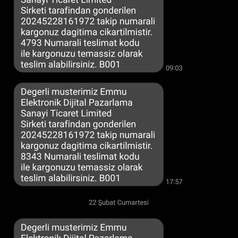 Sürat Kargo İle Bitmeyen Mağduriyet