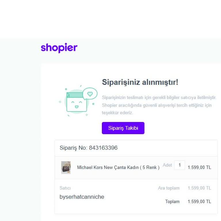 Kargoya Verilmeyen Çanta Siparişi