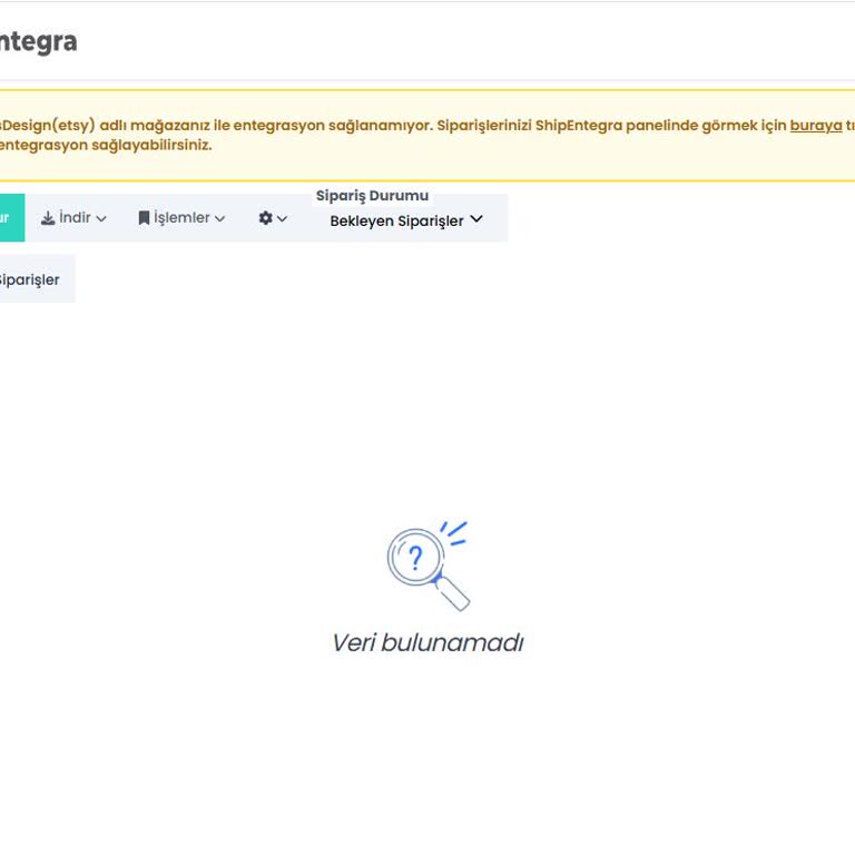 Shipentegra Etsy Entegrasyon Sorunu Ve Yetersiz Destek!