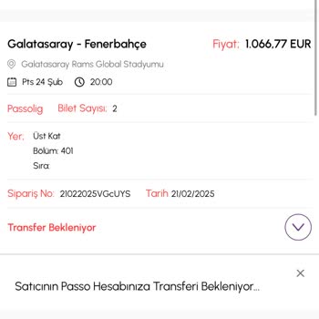 Maç Biletinde Teslimat Sorunu