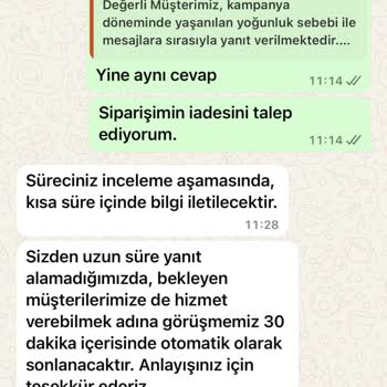 Teslim Edilmeyen Sipariş Ve İade Sorunu