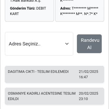 Kurye İletişim Eksikliği Nedeniyle Teslim Edilemeyen Gönderi