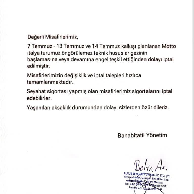 İtalya Turu Hayal Kırıklığı