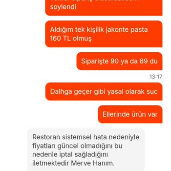 Sipariş İptali Ve Fiyat Artışı Mağduriyeti