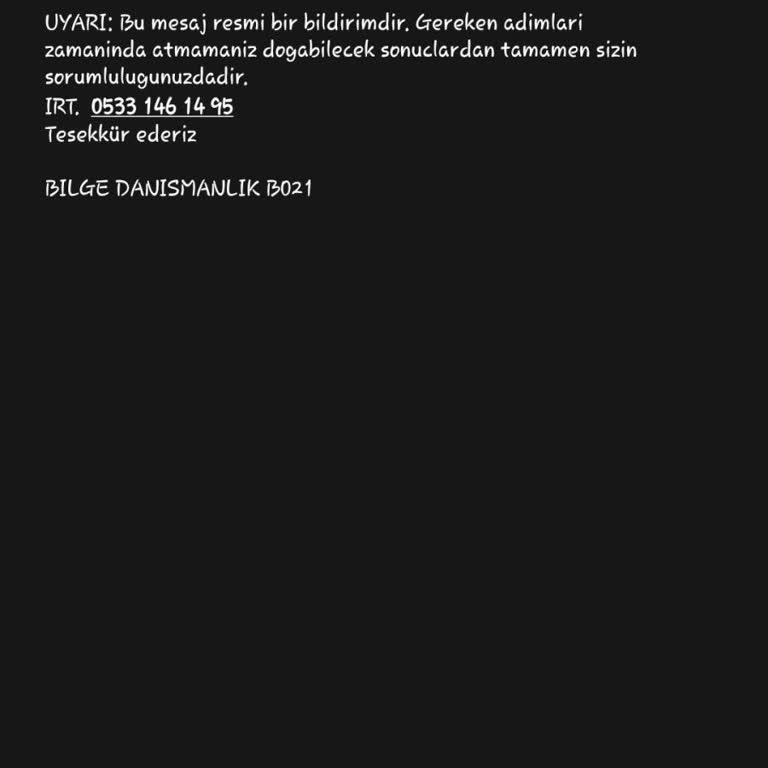 Danışmanlık Şirketi İle Yaşanan Sorunlar