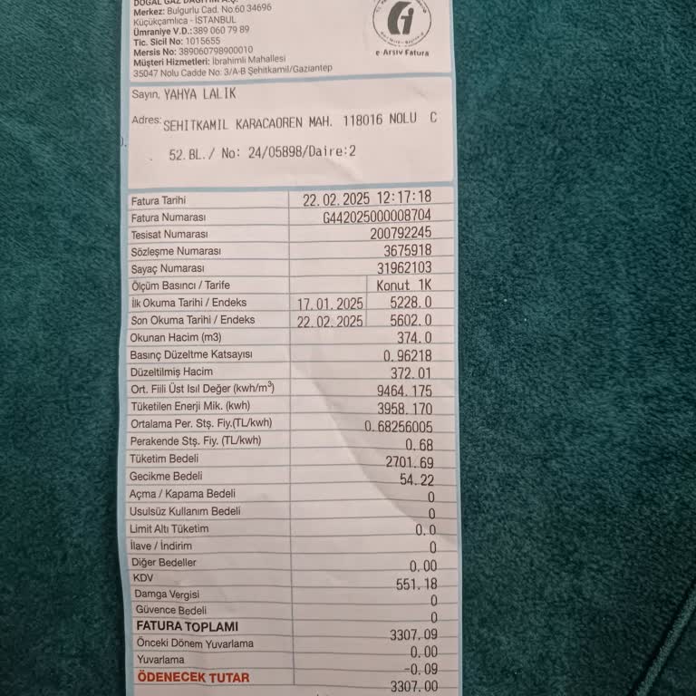Gaziantep'te Anormal Fatura Artışı