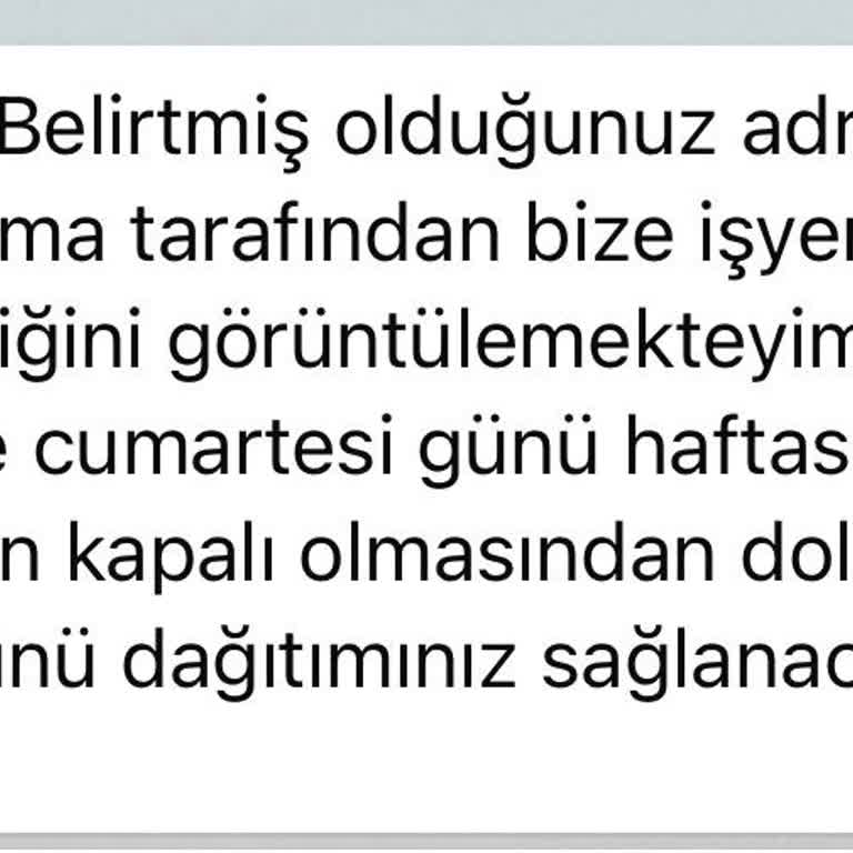 Kargo Teslimatında Yaşanan Sorun Ve İlgisizlik