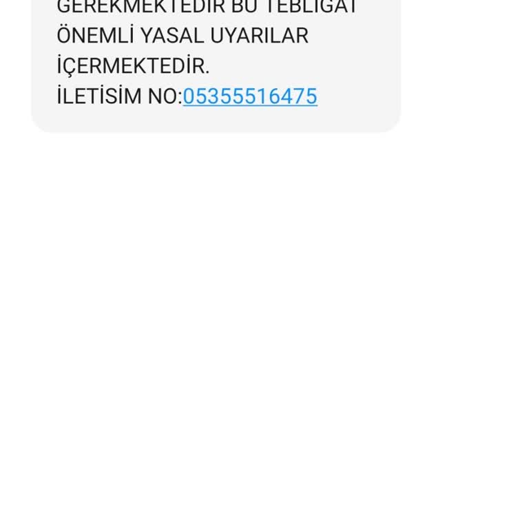 Bilinmeyen Numaradan Gelen Şüpheli PTT Mesajı