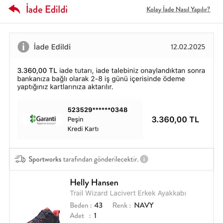 Beymen'den İade Sürecinde Yaşanan Sorun
