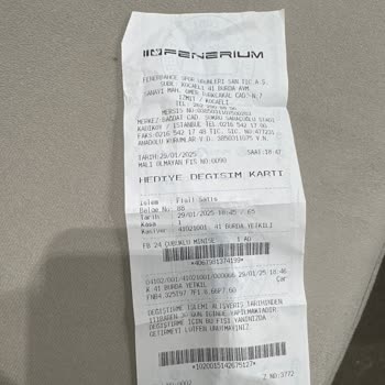 Fenerium'da Defolu Ürün Ve Tutarsız Müşteri Hizmeti