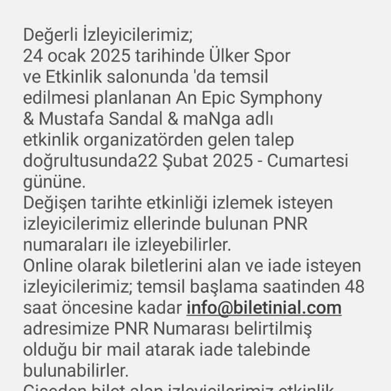 Bilet İadesinde İletişim Sorunu Ve Gecikme