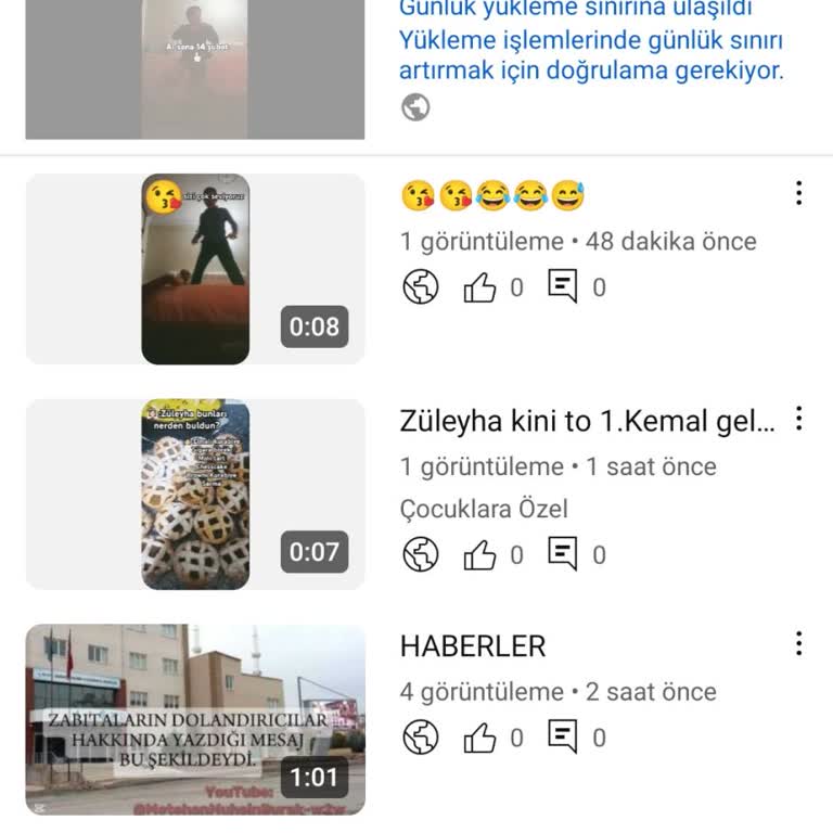 Youtube Videolarımın Haksız Engellenmesi