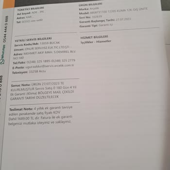 Arızalı Klima Ve Yanıltıcı Servis Hizmeti