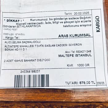 Arızalı Baharat Öğütücü Ve İletişimsizlik Sorunu
