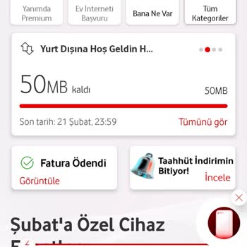 Vodafone'dan Onaysız Fatura Artışı Ve Müşteri Hizmetleri Sorunu