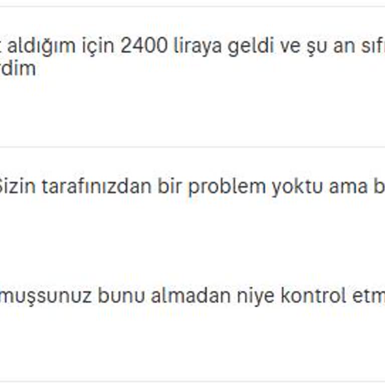 Sahibinden'de İade Sürecinde Mağduriyet Ve Destek Eksikliği