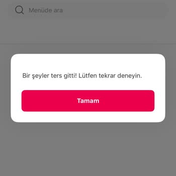 Yemeksepeti Uygulamasında Sipariş Verememe Sorunu