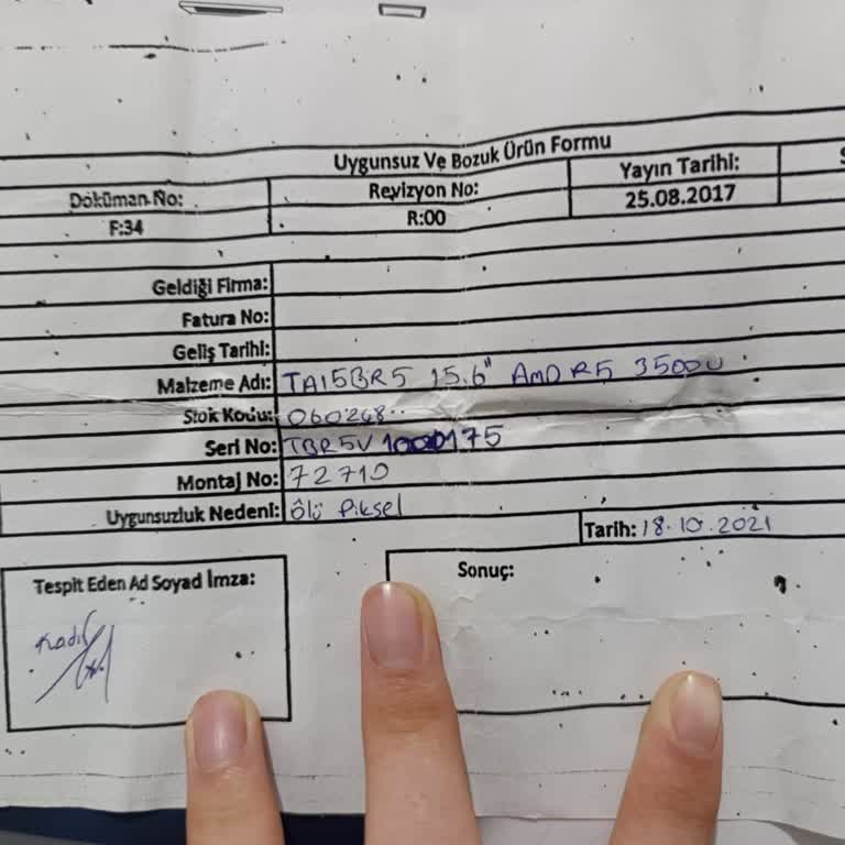 A101 Ekstra'dan Gelen Bozuk Ürün Ve İade Sorunu