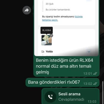 Enza Saat'ten Aldığım Sahte Ve Kalitesiz Ürünle Mağduriyet