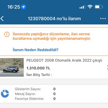 Ödenen Ücretle Yayınlanmayan İlan Sorunu